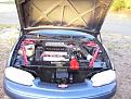 3.4 dohc with new fender well intake i made up