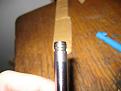 3500 Exhaust Stem Tip.  New, perfect condition but looks bad because the tip has a gap.